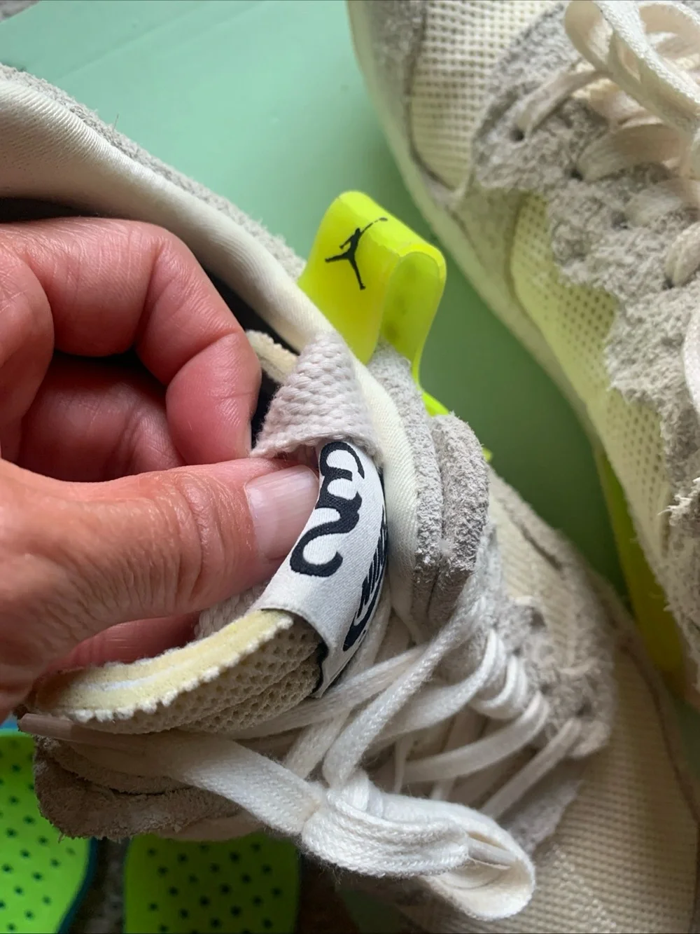 Nike Jordan Ma2 white volt casual suede sneakers basketball